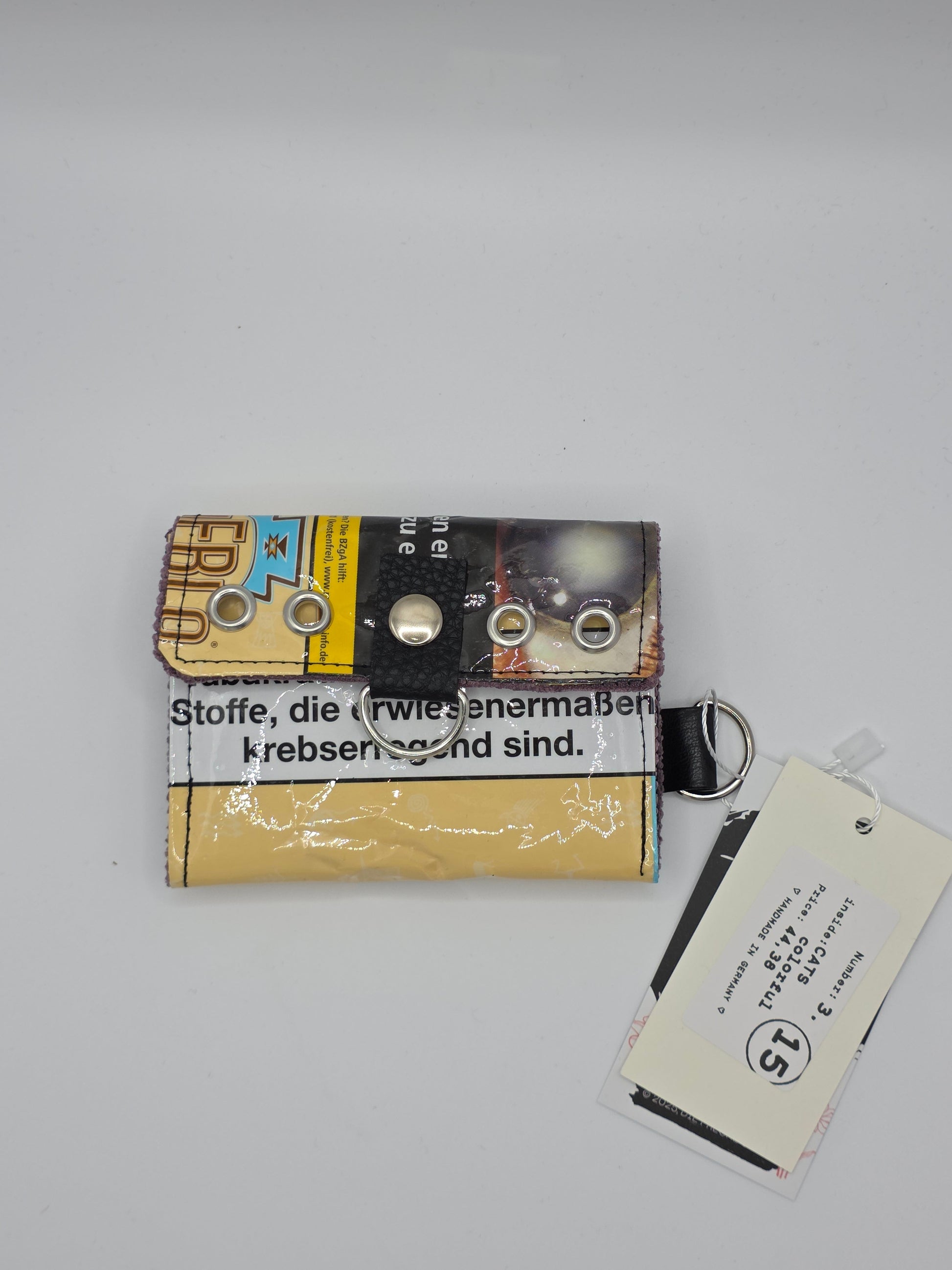 3.15 upcycling wallet - CATS COLORFUL - DIE FRECHE GÖRE