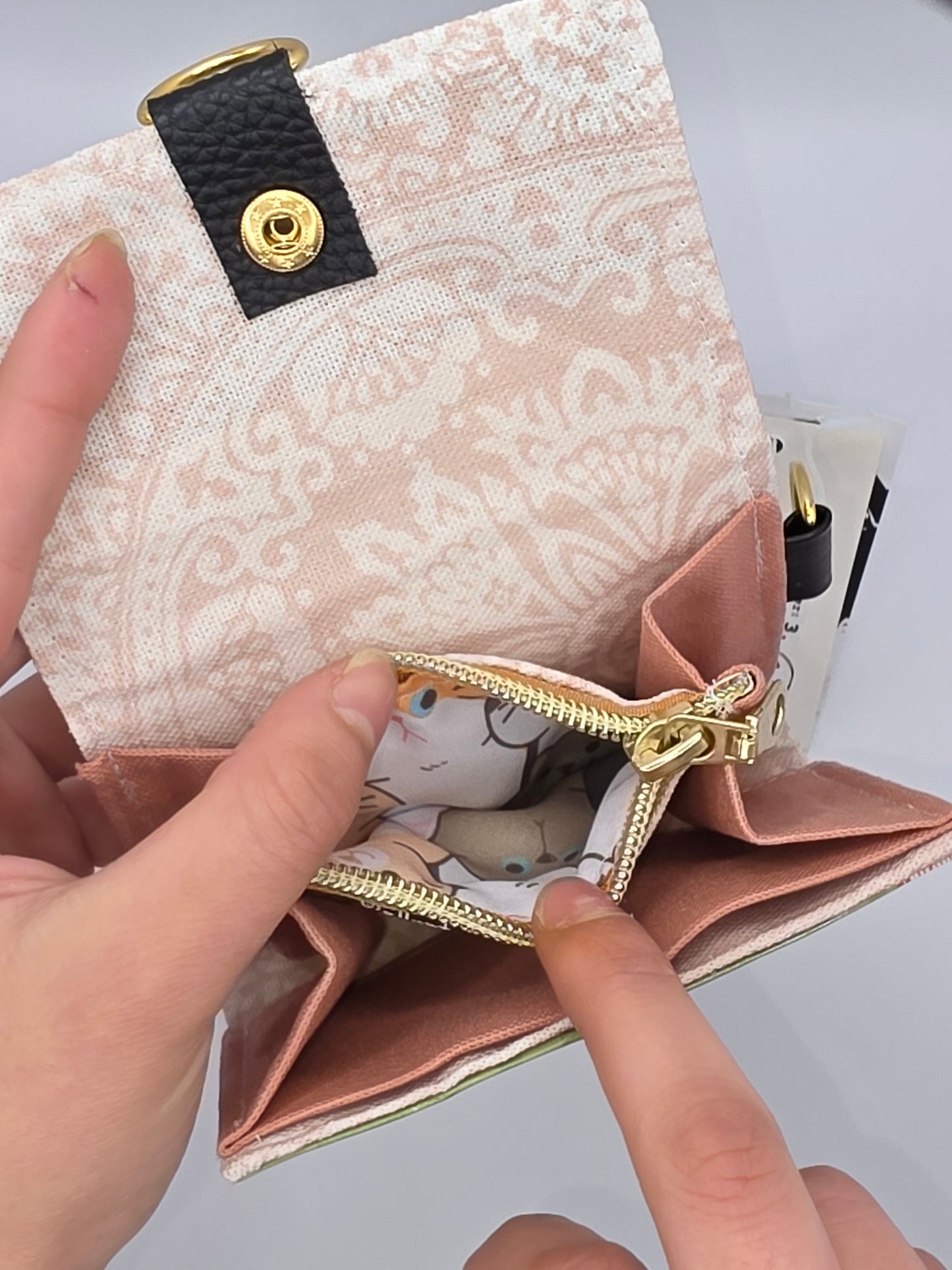 3.18 upcycling wallet - CATS - DIE FRECHE GÖRE
