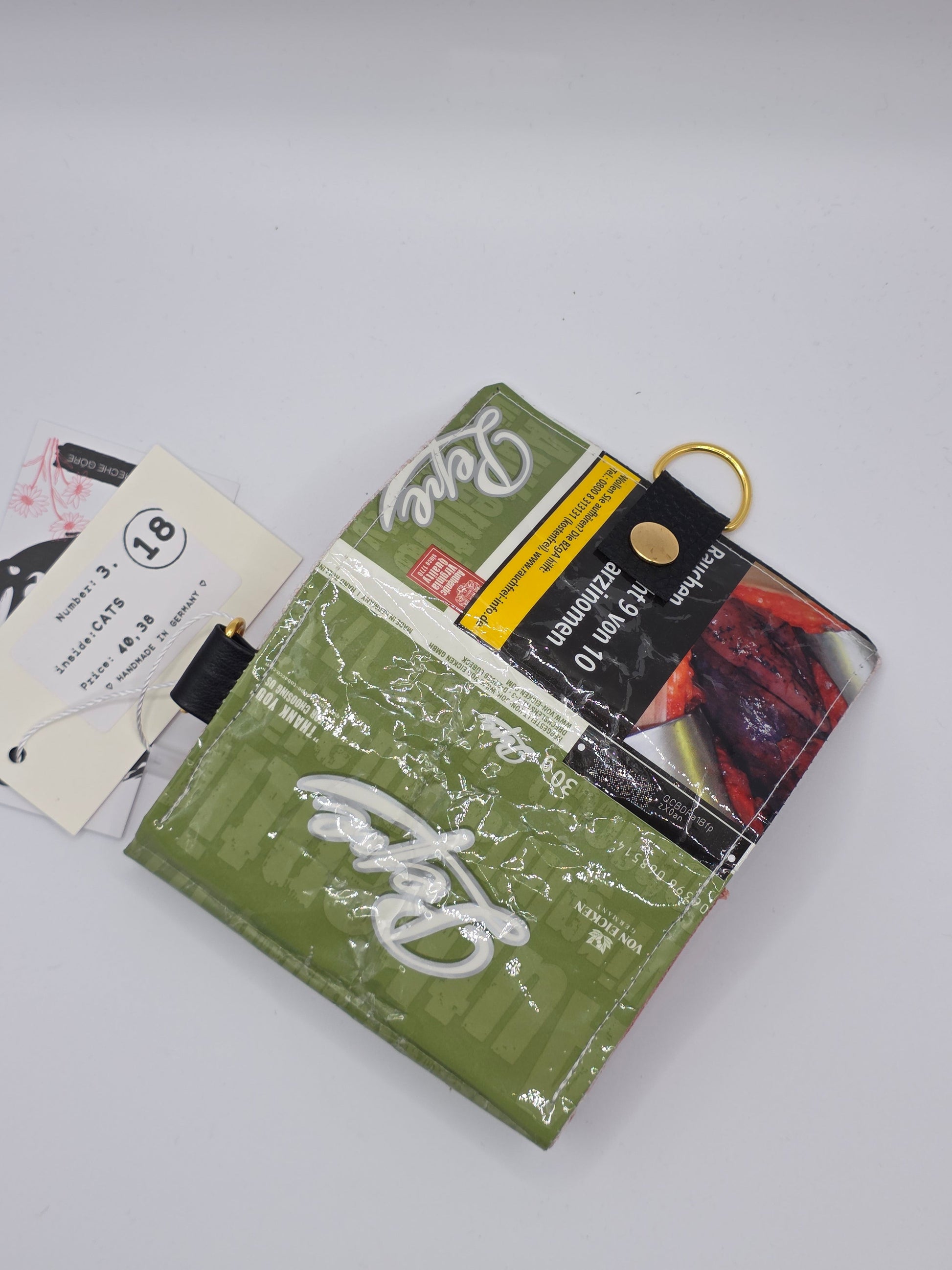 3.18 upcycling wallet - CATS - DIE FRECHE GÖRE