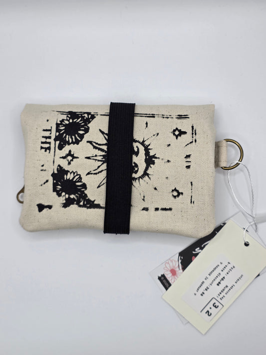3.2 Tabacco pouch, Sun&Moon Tarot, beige (B - Ware*) - DIE FRECHE GÖRE