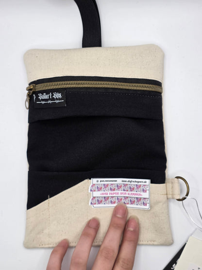 3.2 Tabacco pouch, Sun&Moon Tarot, beige (B - Ware*) - DIE FRECHE GÖRE
