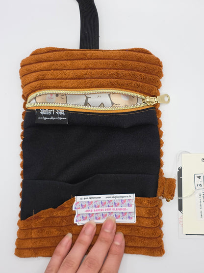 3.3/4 Tabacco pouch - basic - orange floof - DIE FRECHE GÖRE