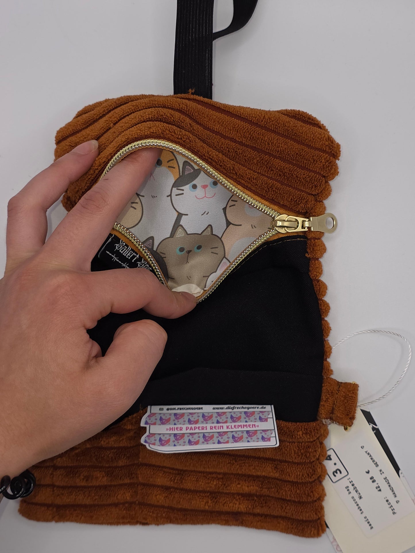 3.3/4 Tabacco pouch - basic - orange floof - DIE FRECHE GÖRE