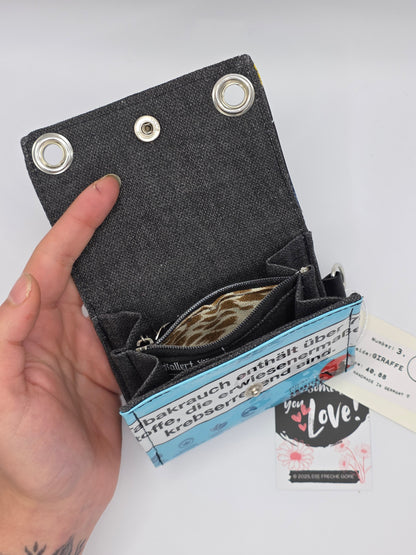 3.4 upcycling wallet - GIRAFFE - DIE FRECHE GÖRE