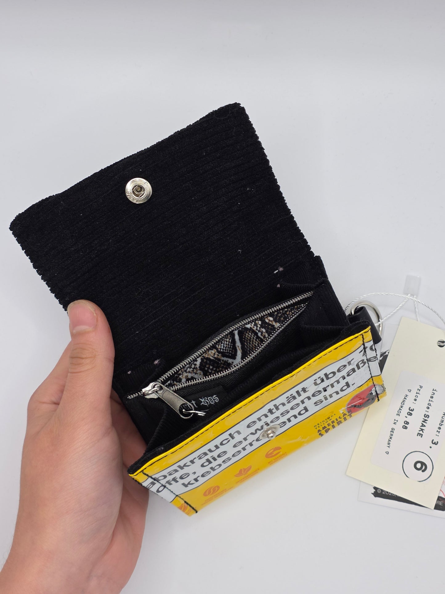 3.6 upcycling wallet - SNAKE - DIE FRECHE GÖRE