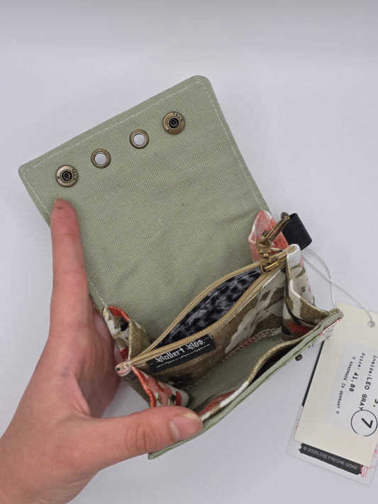 3.7 upcycling wallet - LEO GRAY - DIE FRECHE GÖRE