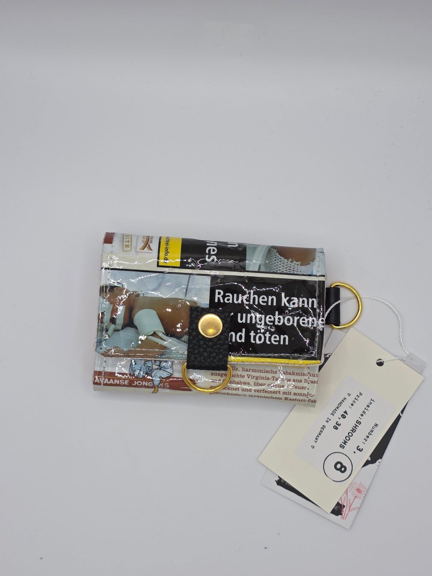 3.8 upcycling wallet - SHROOMS - DIE FRECHE GÖRE