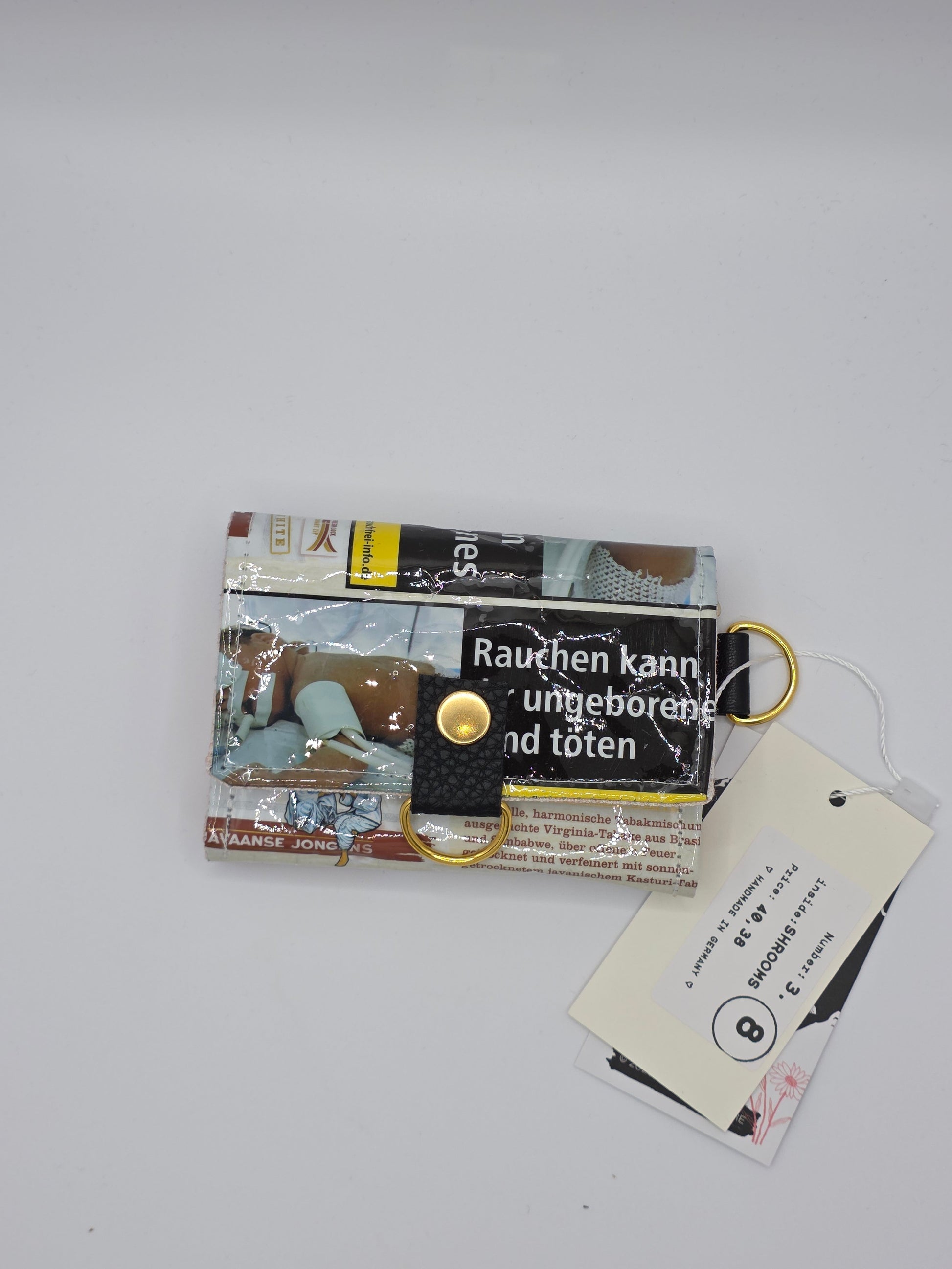 3.8 upcycling wallet - SHROOMS - DIE FRECHE GÖRE