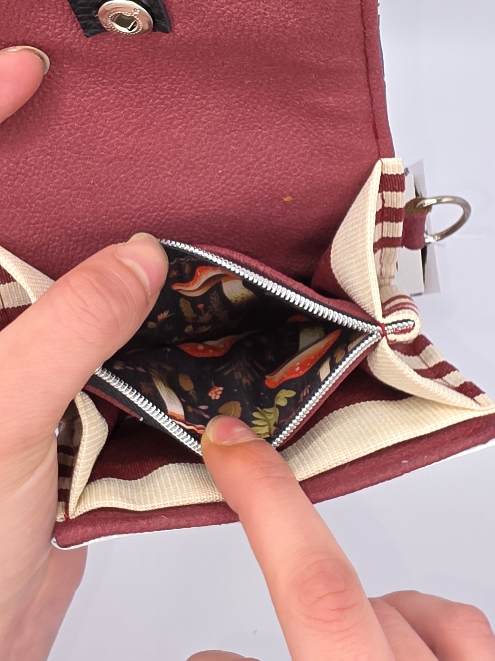 3.9 upcycling wallet - SHROOMS - DIE FRECHE GÖRE