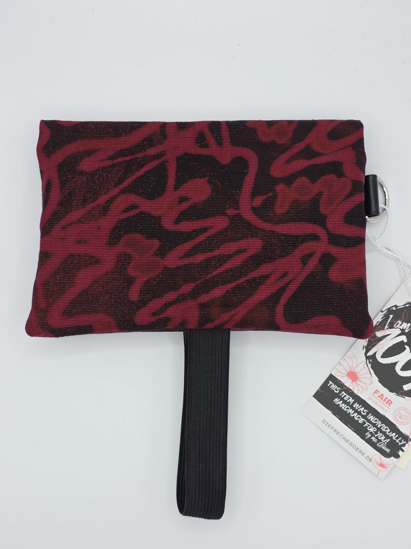 4.1 Tabacco pouch - basic - black purple bleach pattern - DIE FRECHE GÖRE