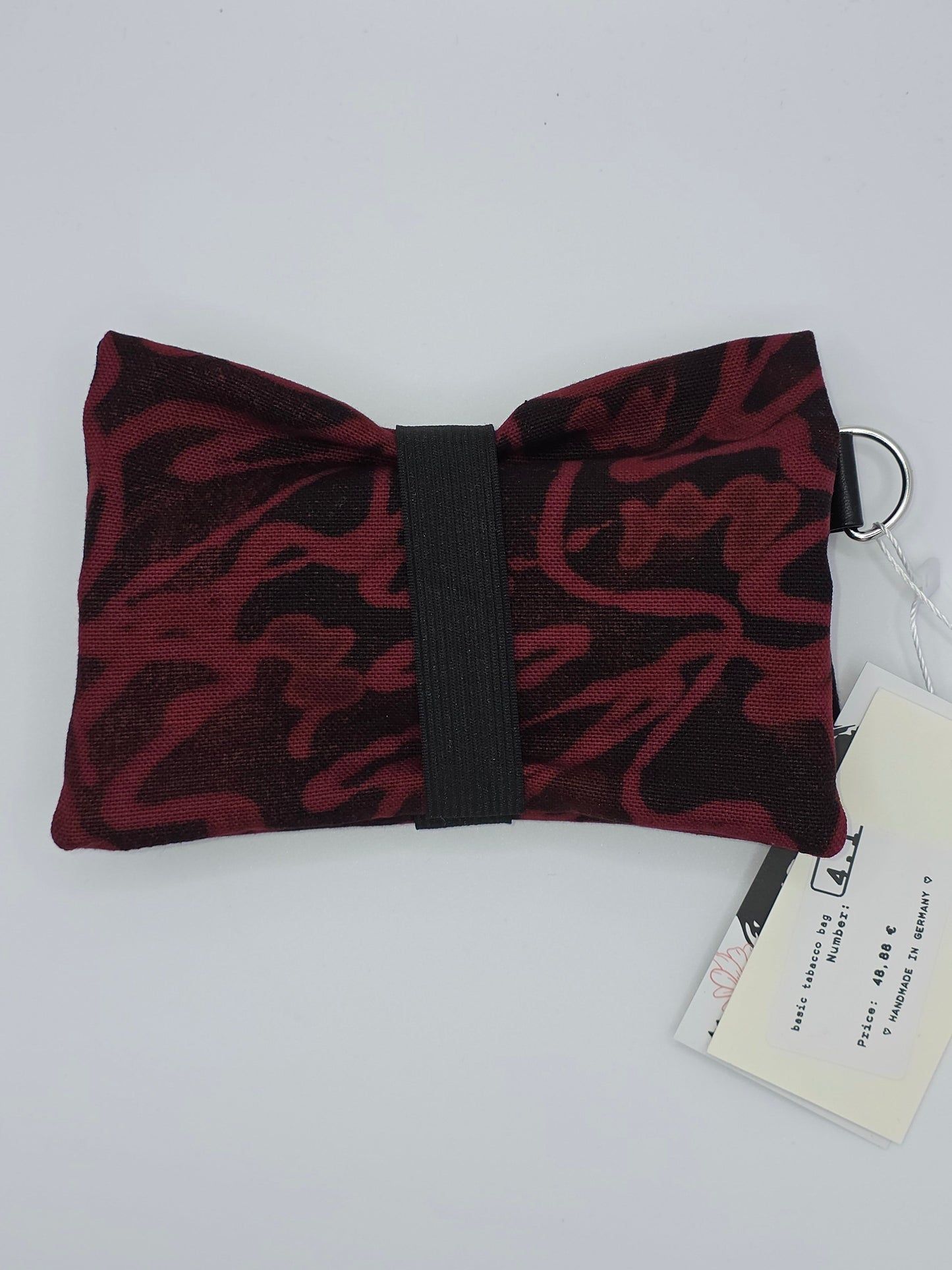 4.1 Tabacco pouch - basic - black purple bleach pattern - DIE FRECHE GÖRE