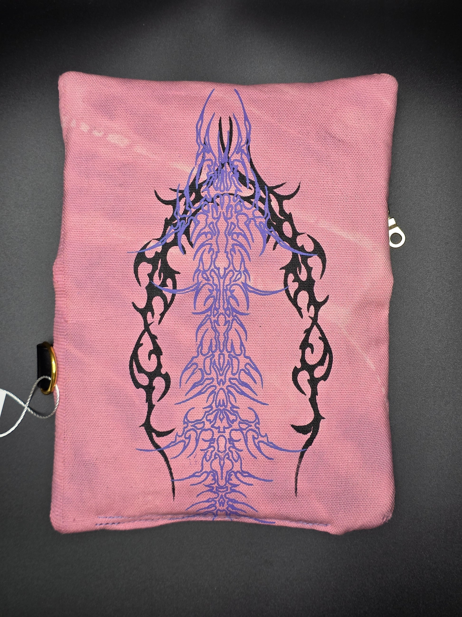 4.10 Tabacco pouch, Tribals, pink batik (B - Ware*) - DIE FRECHE GÖRE