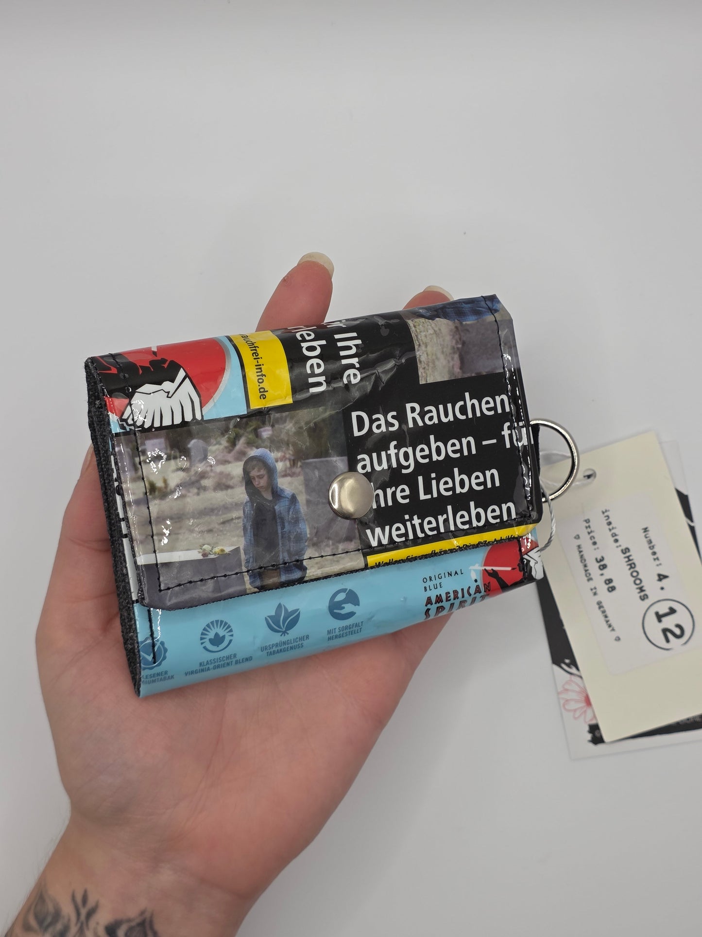 4.12 upcycling wallet, shrooms - DIE FRECHE GÖRE