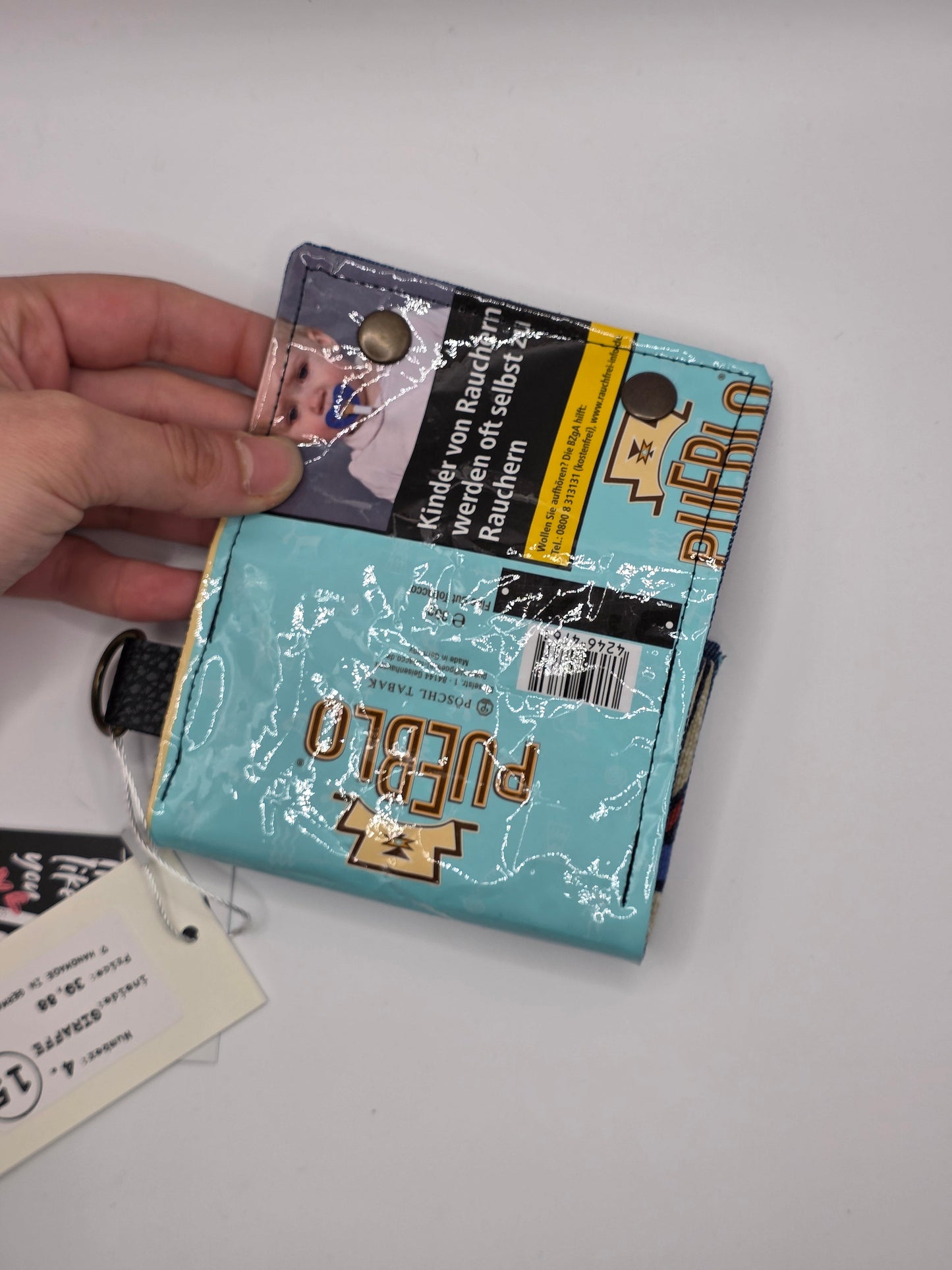 4.15 upcycling wallet, giraffe - DIE FRECHE GÖRE