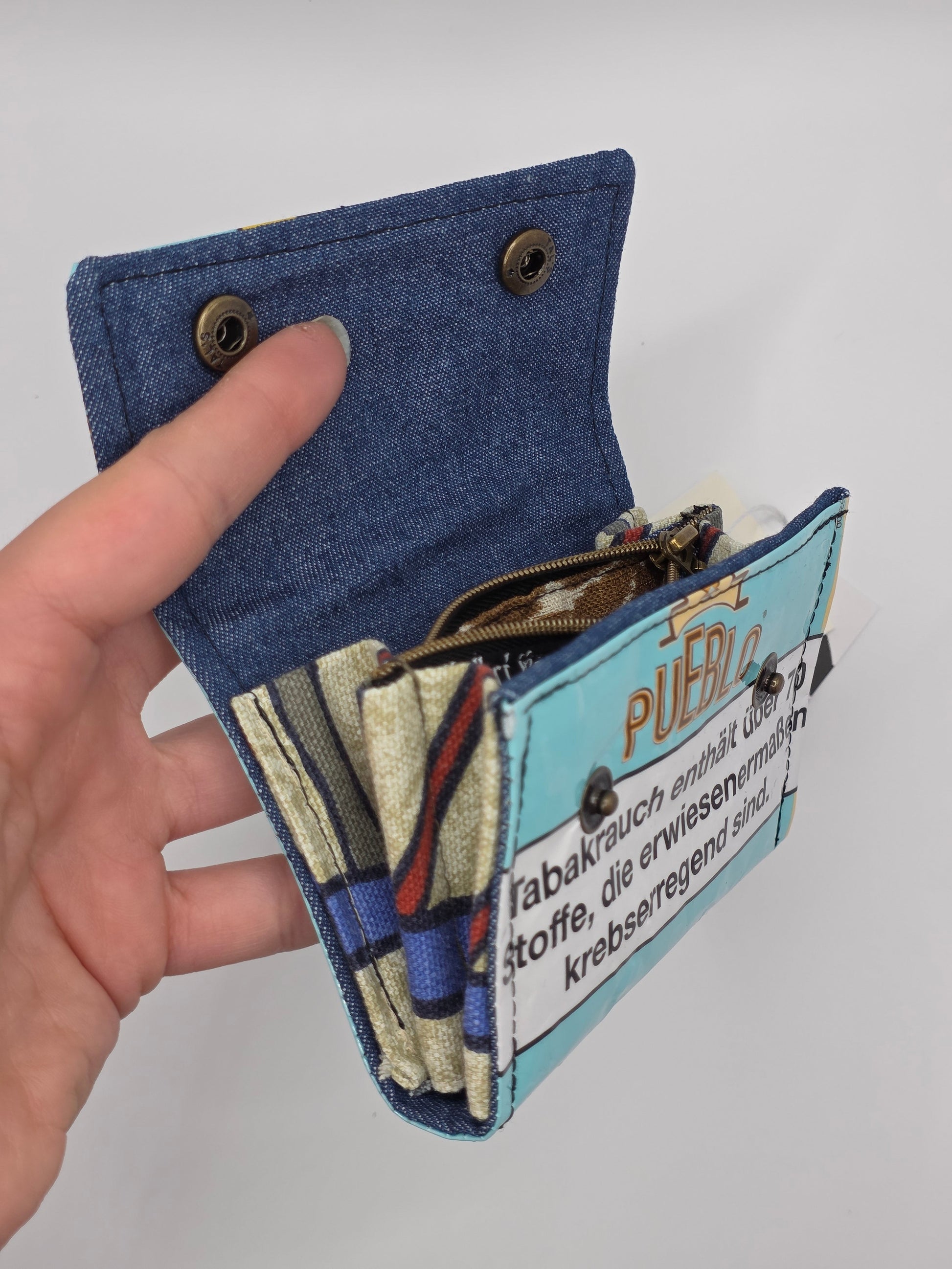 4.15 upcycling wallet, giraffe - DIE FRECHE GÖRE