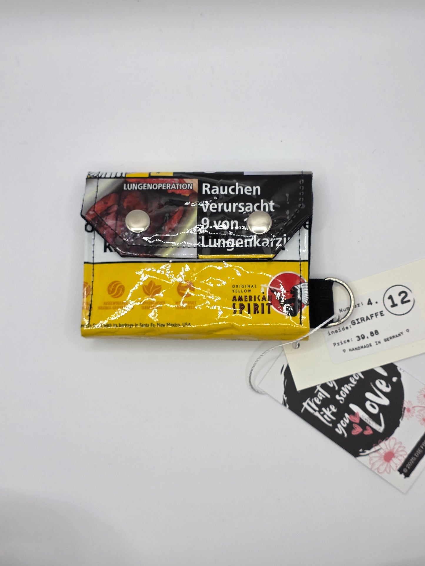 4.17 upcycling wallet, giraffe - DIE FRECHE GÖRE