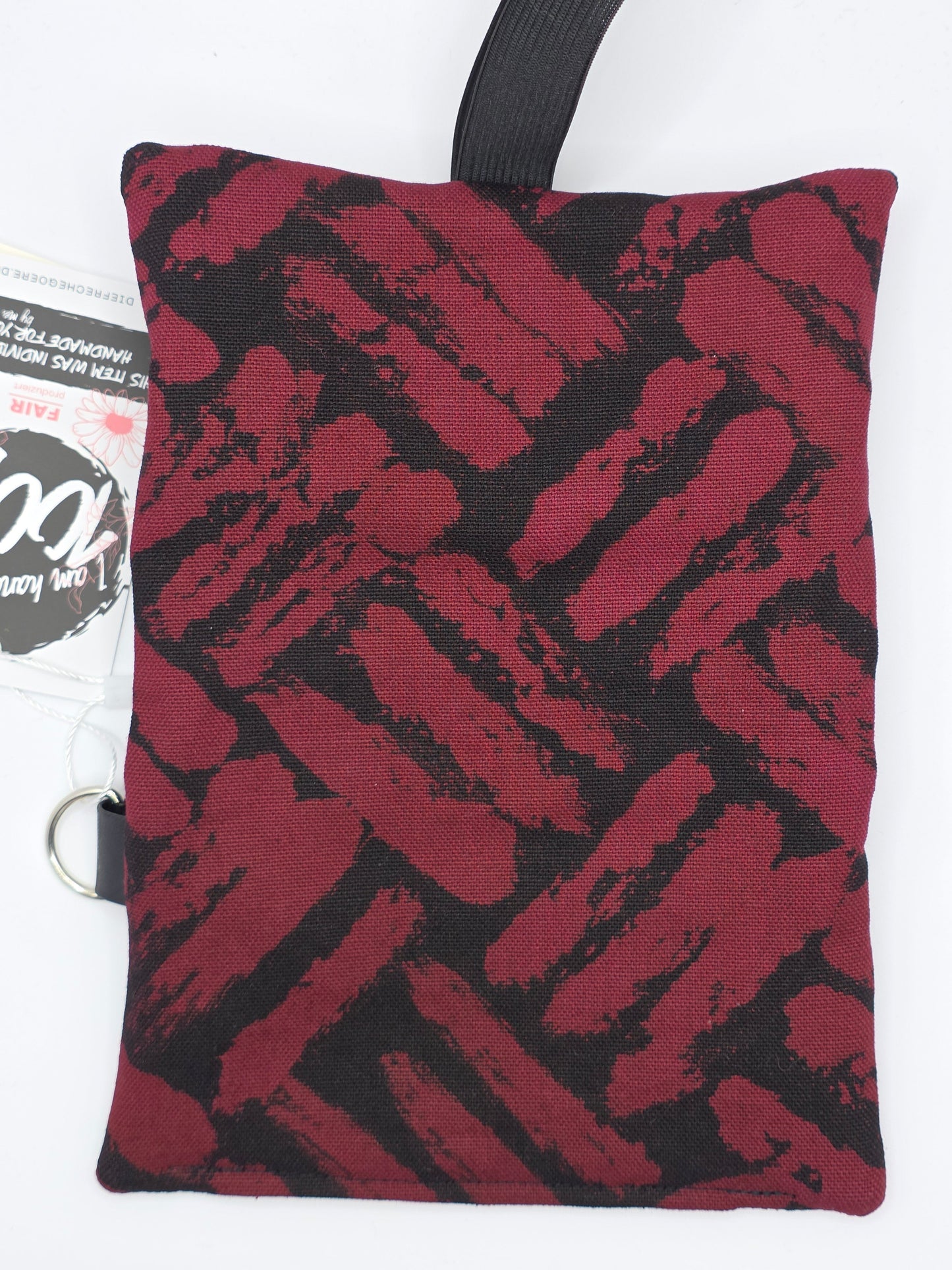 4.2 Tabacco pouch - basic - black purple bleach pattern - DIE FRECHE GÖRE