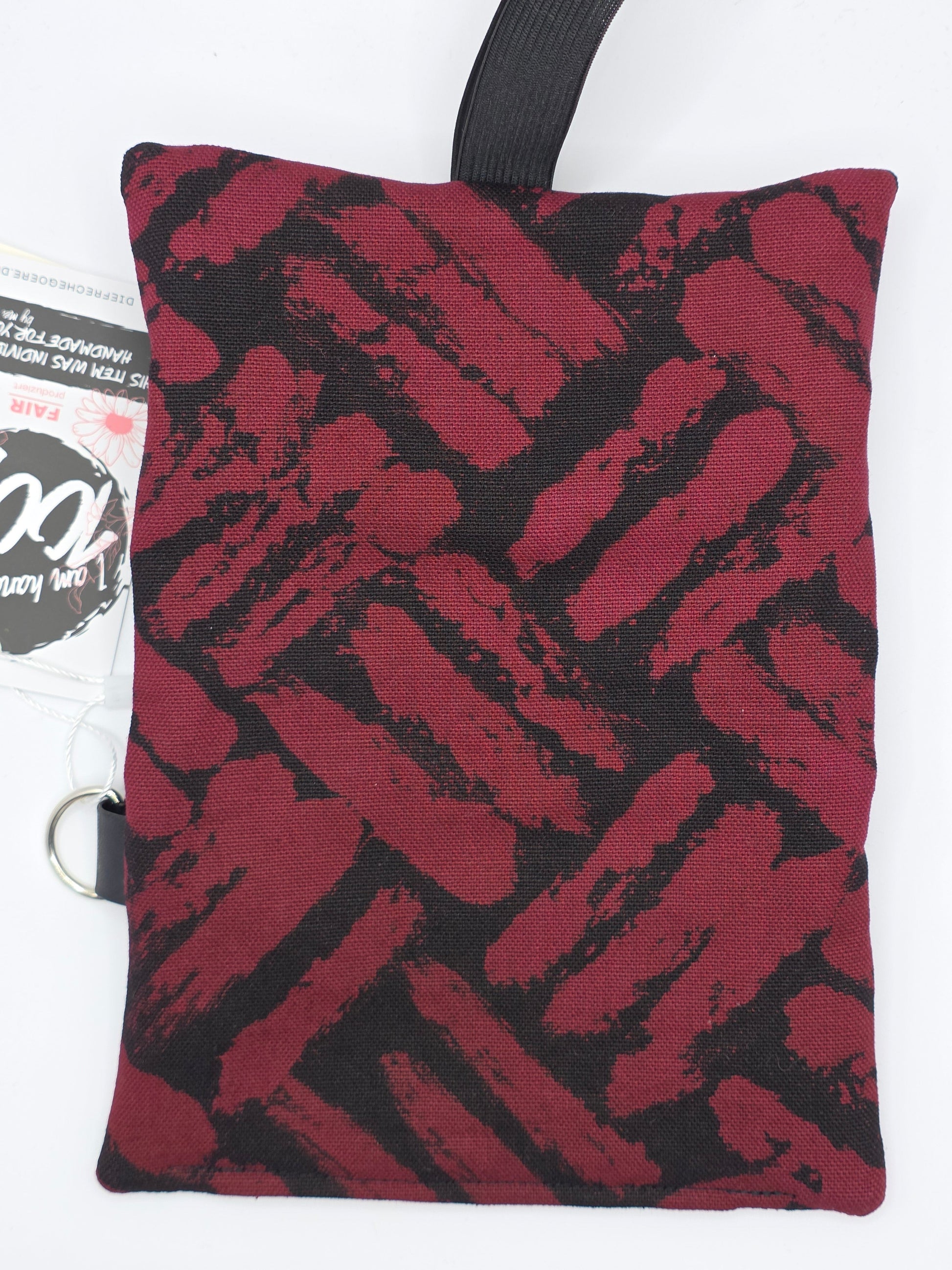 4.2 Tabacco pouch - basic - black purple bleach pattern - DIE FRECHE GÖRE