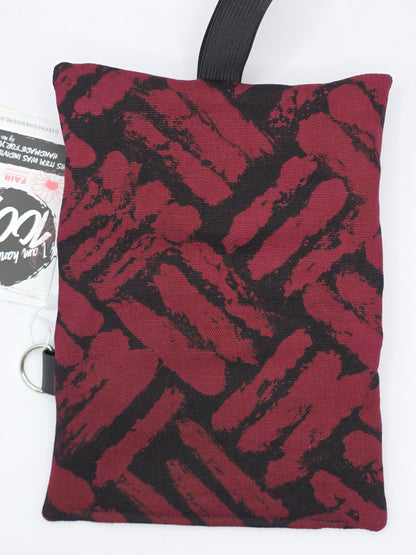 4.2 Tabacco pouch - basic - black purple bleach pattern - DIE FRECHE GÖRE
