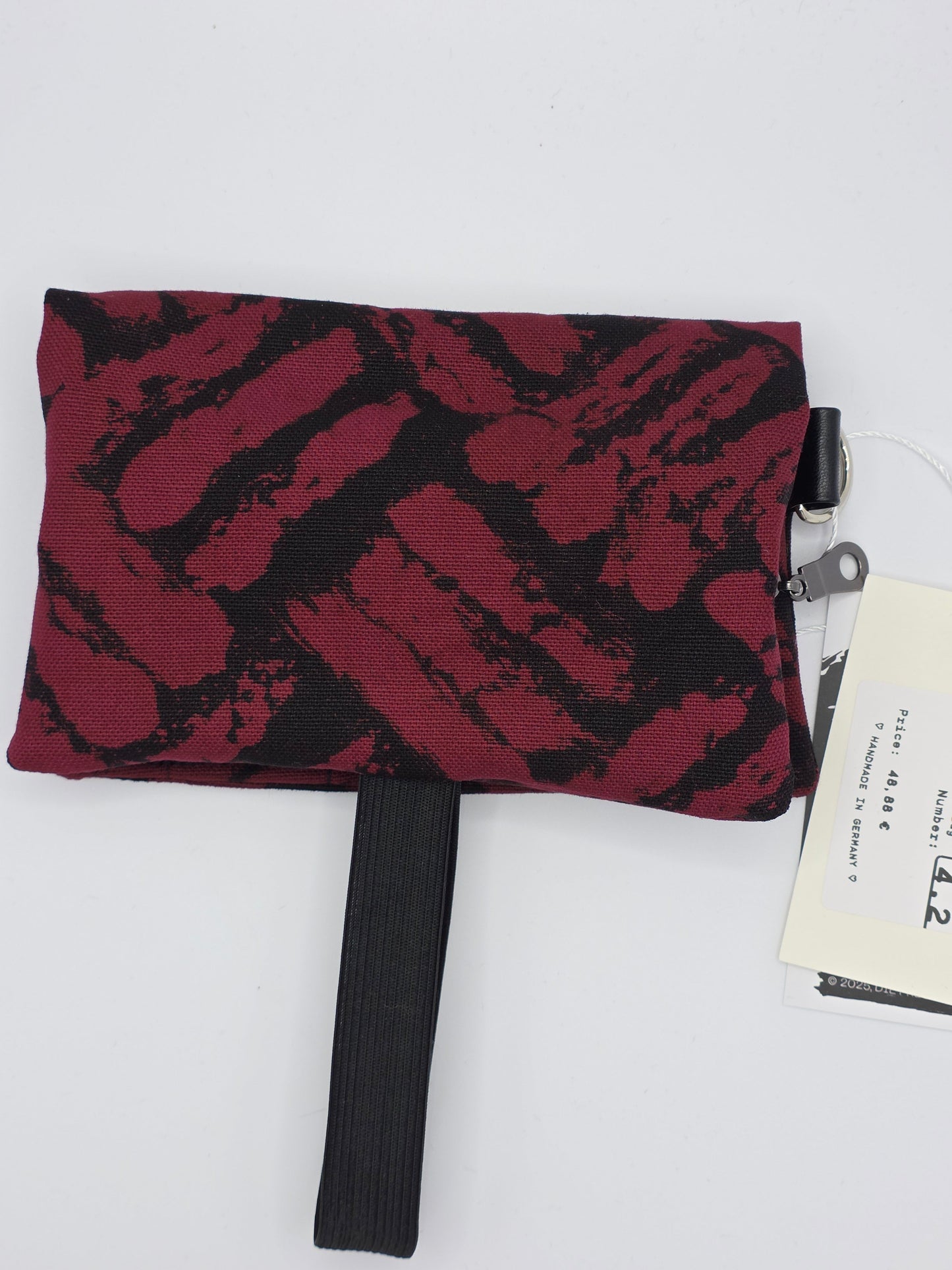 4.2 Tabacco pouch - basic - black purple bleach pattern - DIE FRECHE GÖRE