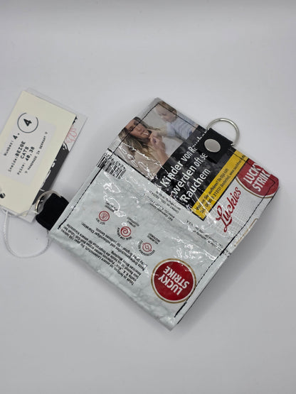 4.4 upcycling wallet, beige Cats - DIE FRECHE GÖRE