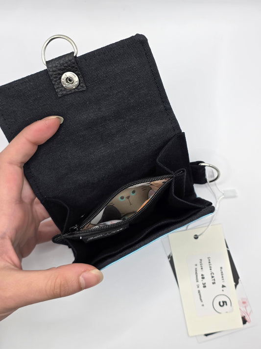 4.5 upcycling wallet, Cats - DIE FRECHE GÖRE