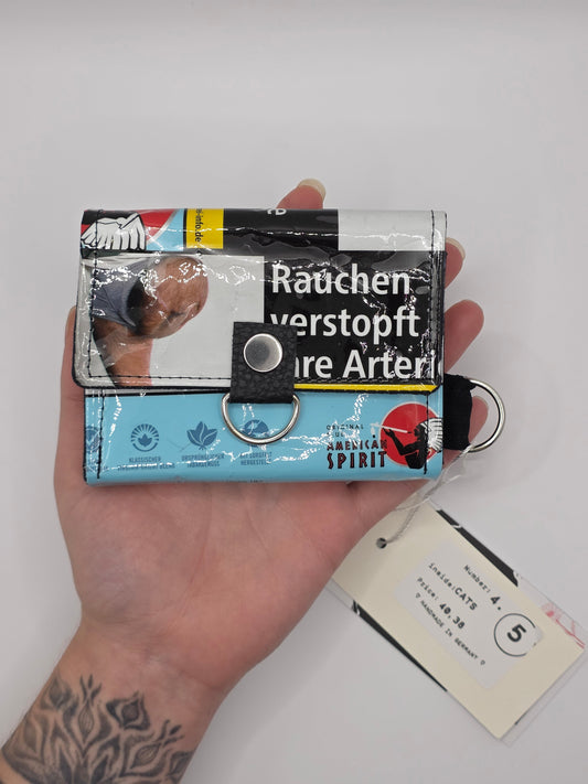 4.5 upcycling wallet, Cats - DIE FRECHE GÖRE