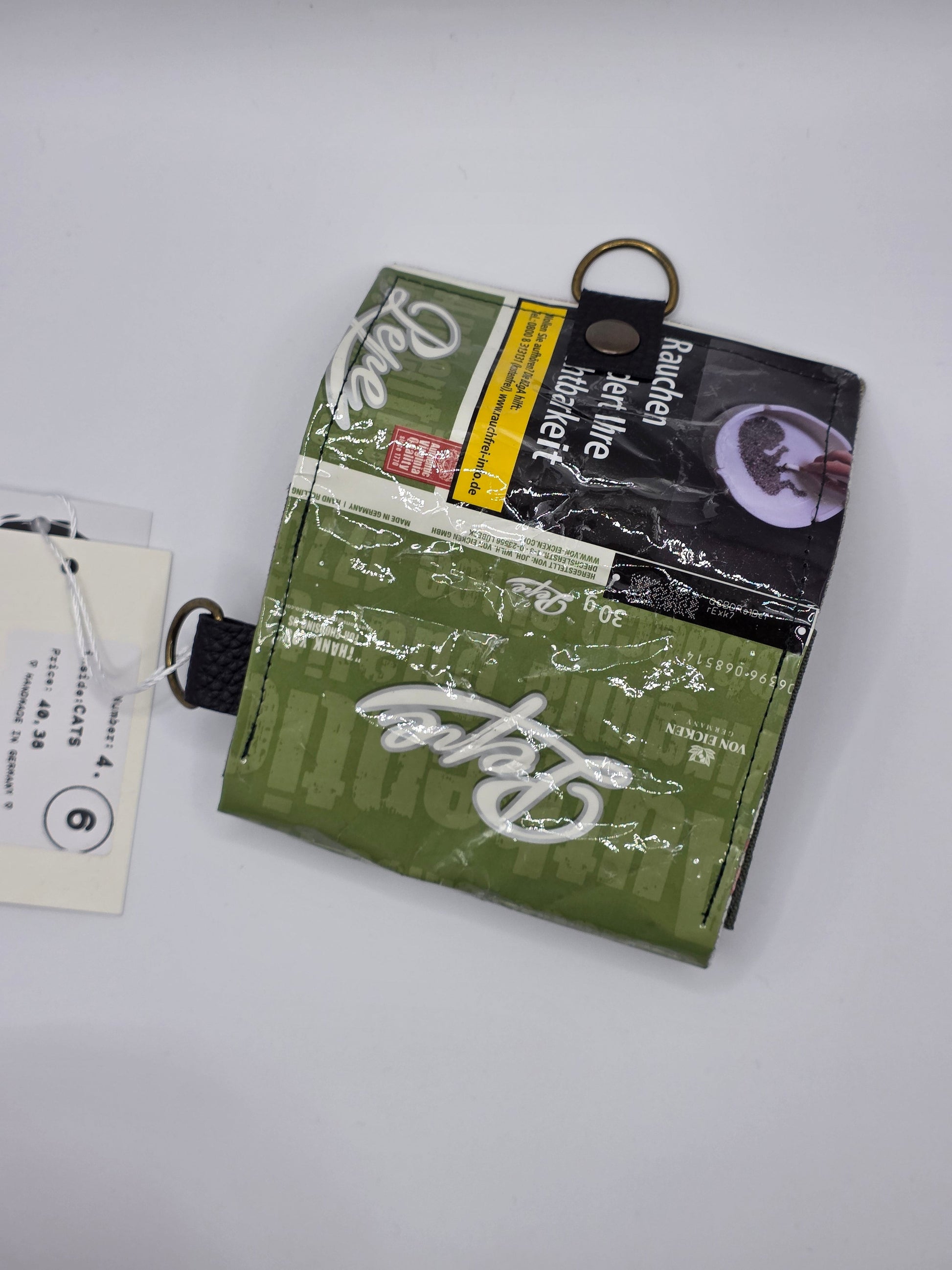 4.6 upcycling wallet, Cats - DIE FRECHE GÖRE