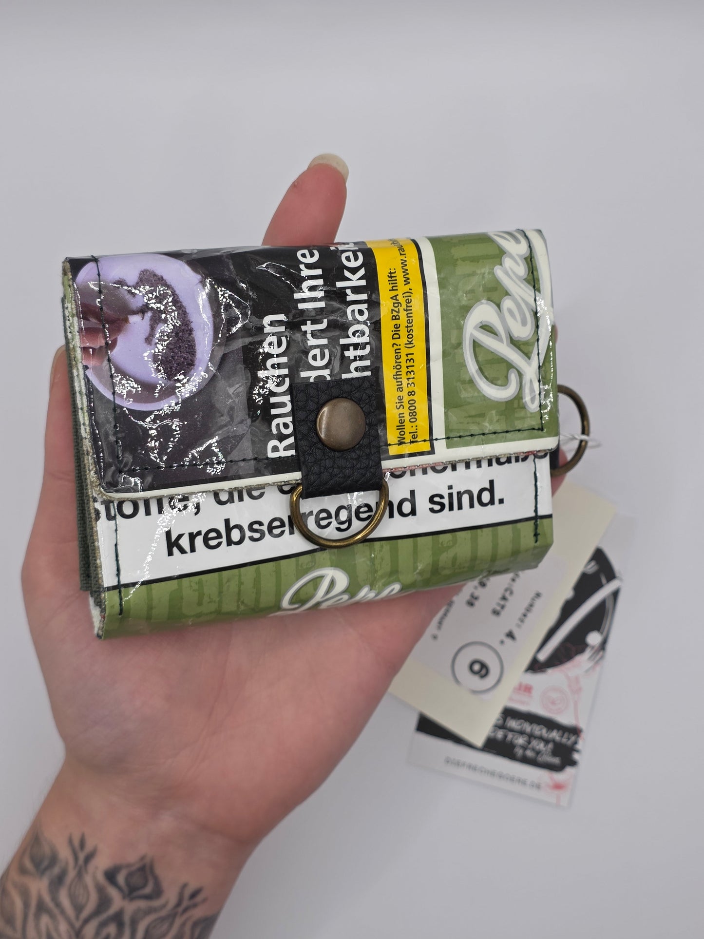 4.6 upcycling wallet, Cats - DIE FRECHE GÖRE