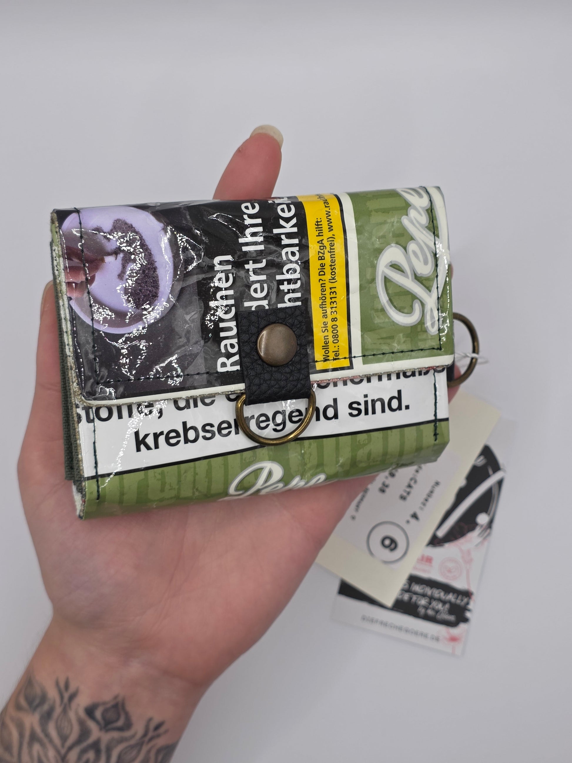 4.6 upcycling wallet, Cats - DIE FRECHE GÖRE