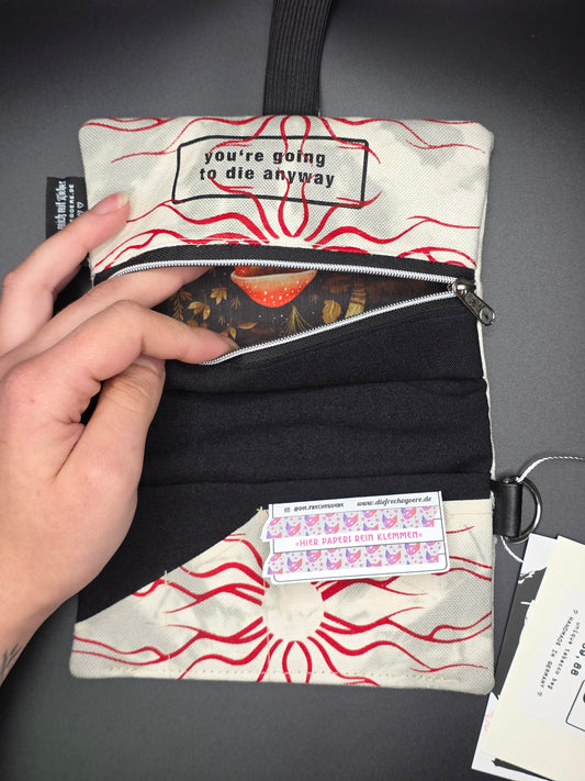 4.8 Tabacco pouch, Tribals, smokey batik - DIE FRECHE GÖRE