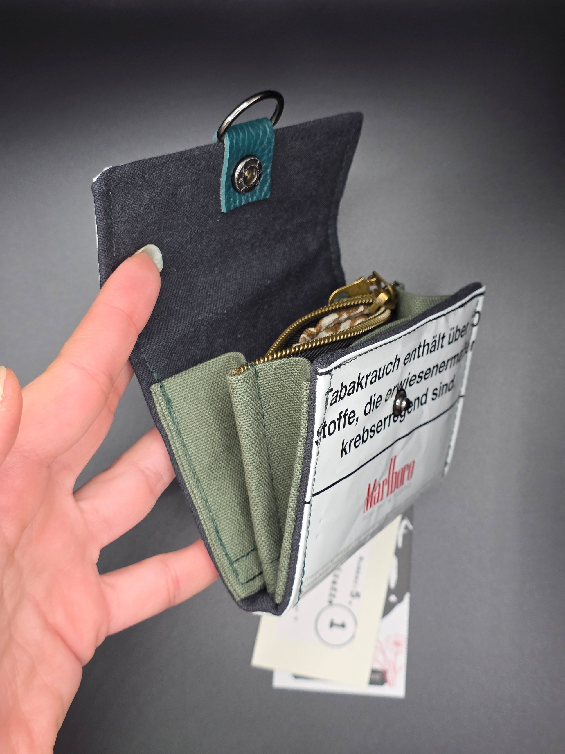 5.1 upcycling wallet - GIRAFFE - DIE FRECHE GÖRE