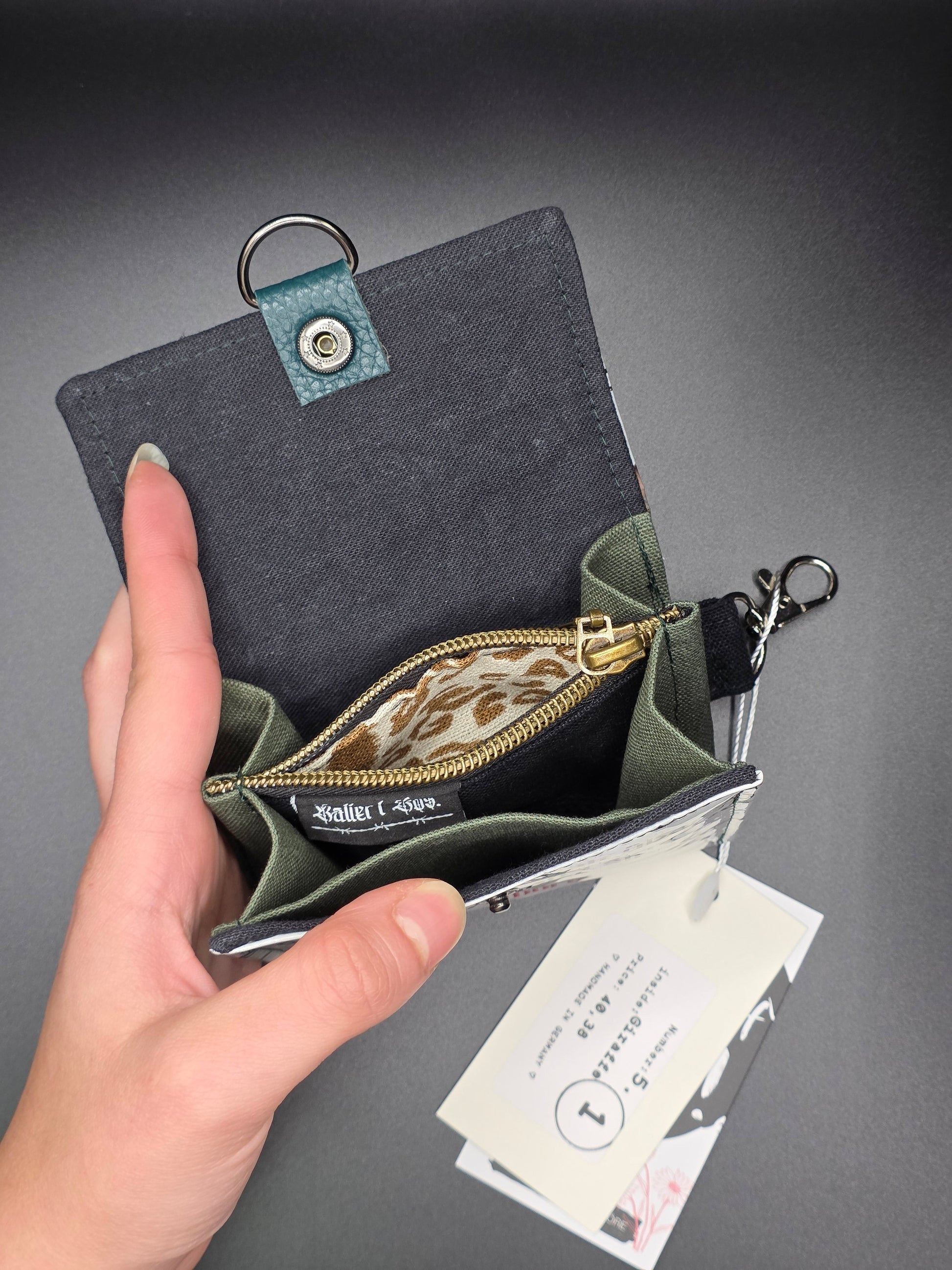 5.1 upcycling wallet - GIRAFFE - DIE FRECHE GÖRE