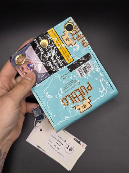 5.10 upcycling wallet - BEIGE CATS - DIE FRECHE GÖRE
