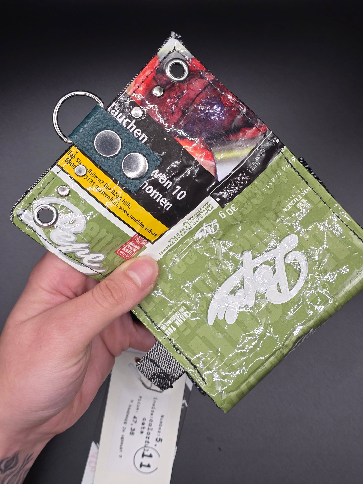5.11 upcycling wallet - COLORFUL CATS - DIE FRECHE GÖRE