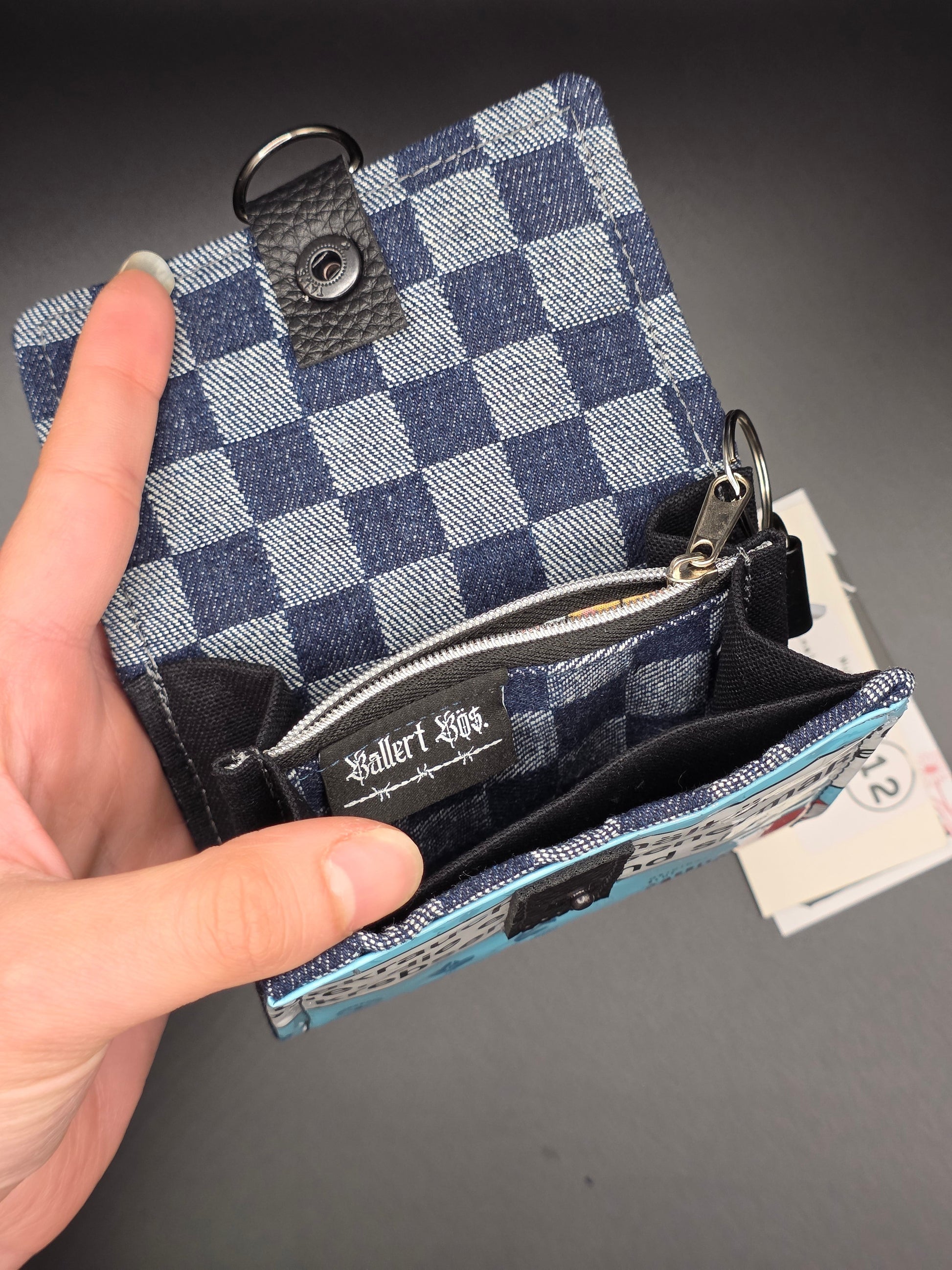 5.12 upcycling wallet - COLORFUL CATS - DIE FRECHE GÖRE