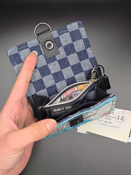5.12 upcycling wallet - COLORFUL CATS - DIE FRECHE GÖRE