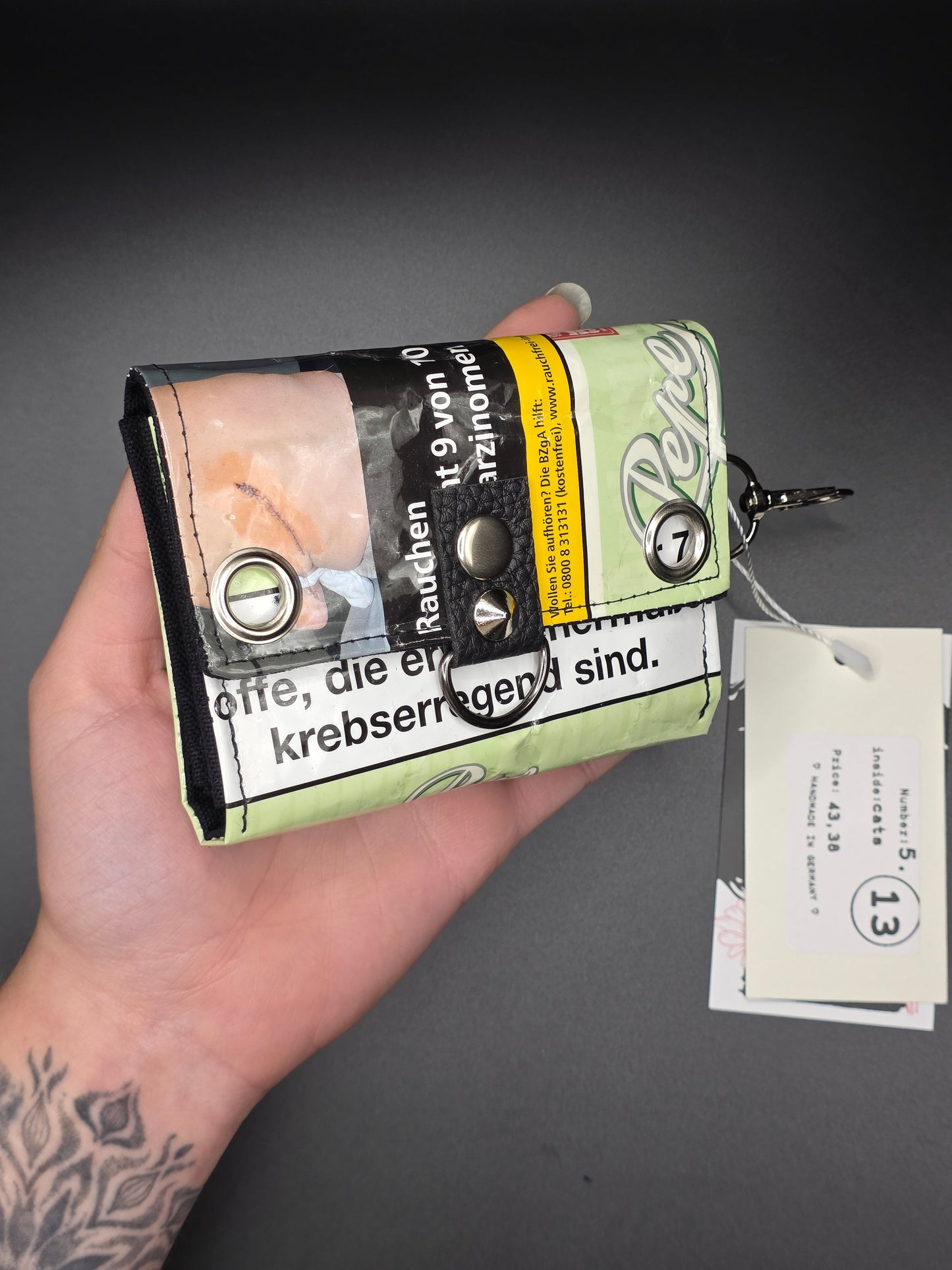 5.13 upcycling wallet - CATS - DIE FRECHE GÖRE