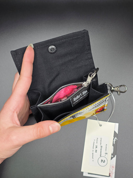 5.2 upcycling wallet - SHROOMS - DIE FRECHE GÖRE