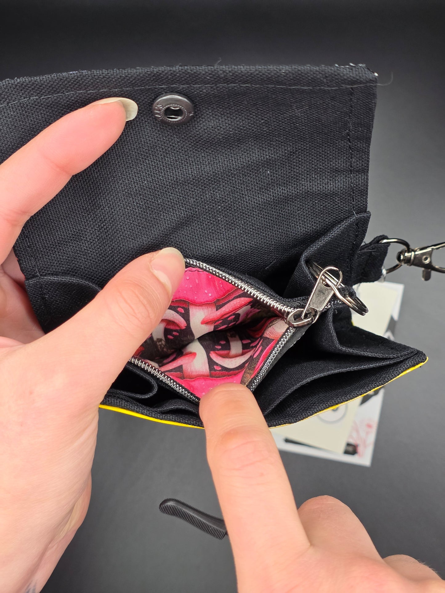 5.2 upcycling wallet - SHROOMS - DIE FRECHE GÖRE