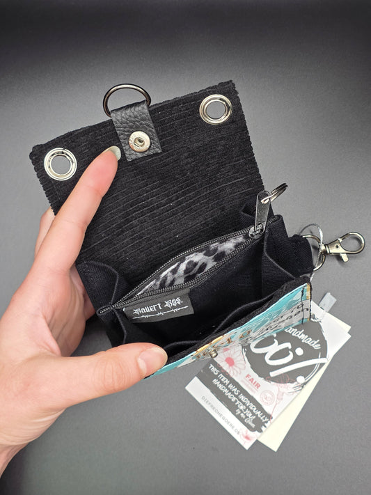 5.4 upcycling wallet - GRAY LEO - DIE FRECHE GÖRE