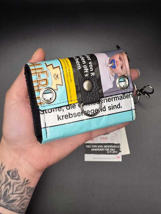 5.4 upcycling wallet - GRAY LEO - DIE FRECHE GÖRE
