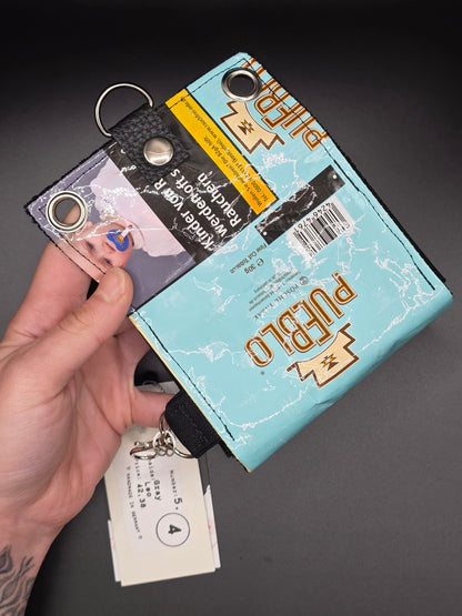 5.4 upcycling wallet - GRAY LEO - DIE FRECHE GÖRE