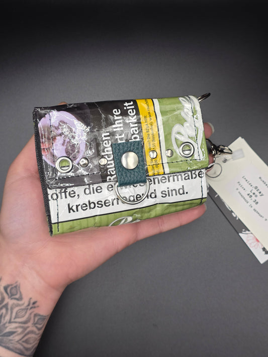 5.5 upcycling wallet - GRAY LEO - DIE FRECHE GÖRE