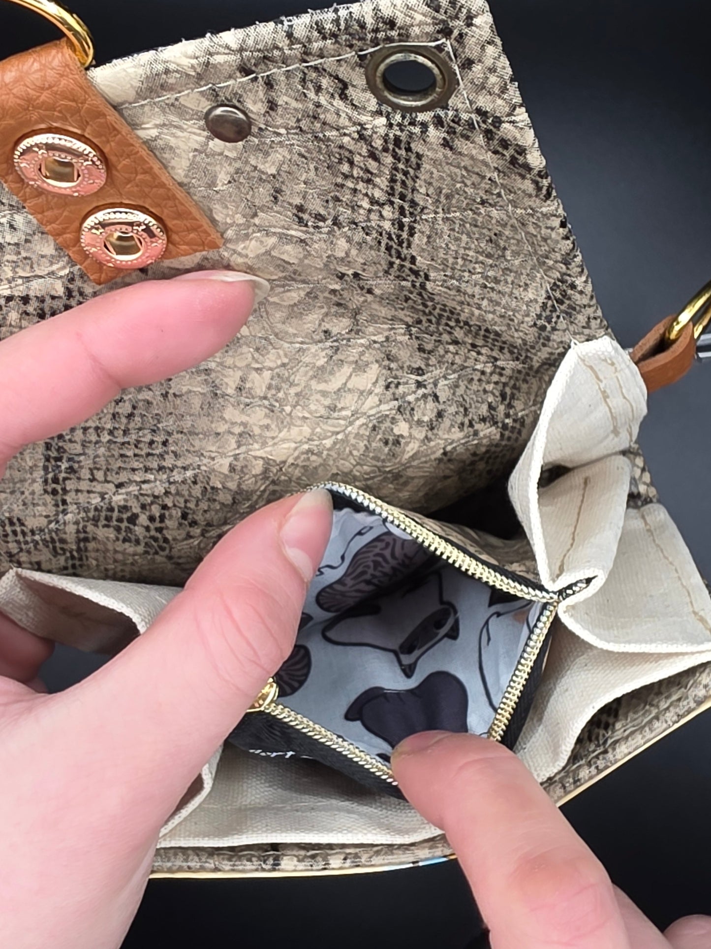 6.1 upcycling wallet - CATS - DIE FRECHE GÖRE