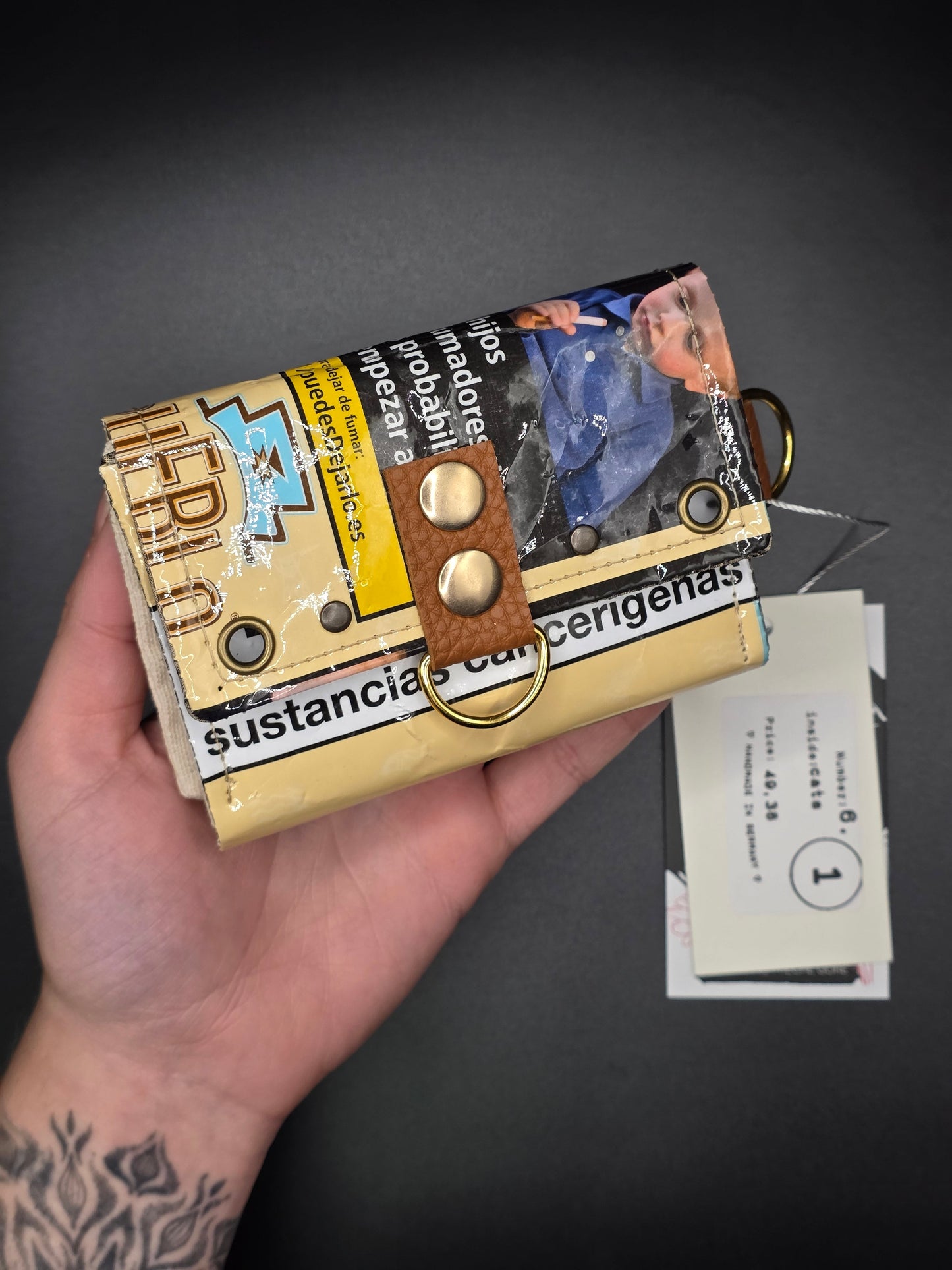 6.1 upcycling wallet - CATS - DIE FRECHE GÖRE