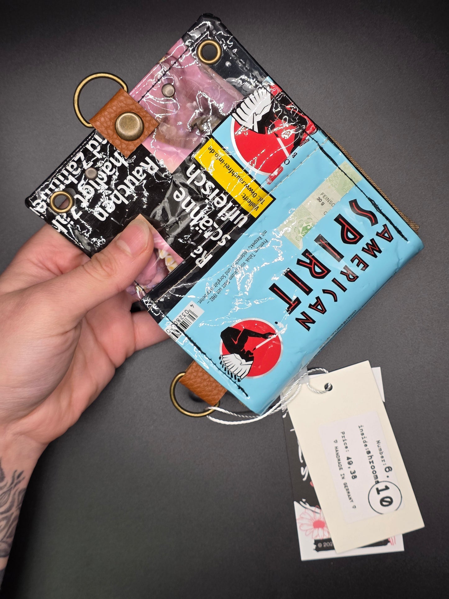 6.10 upcycling wallet - SHROOMS - DIE FRECHE GÖRE