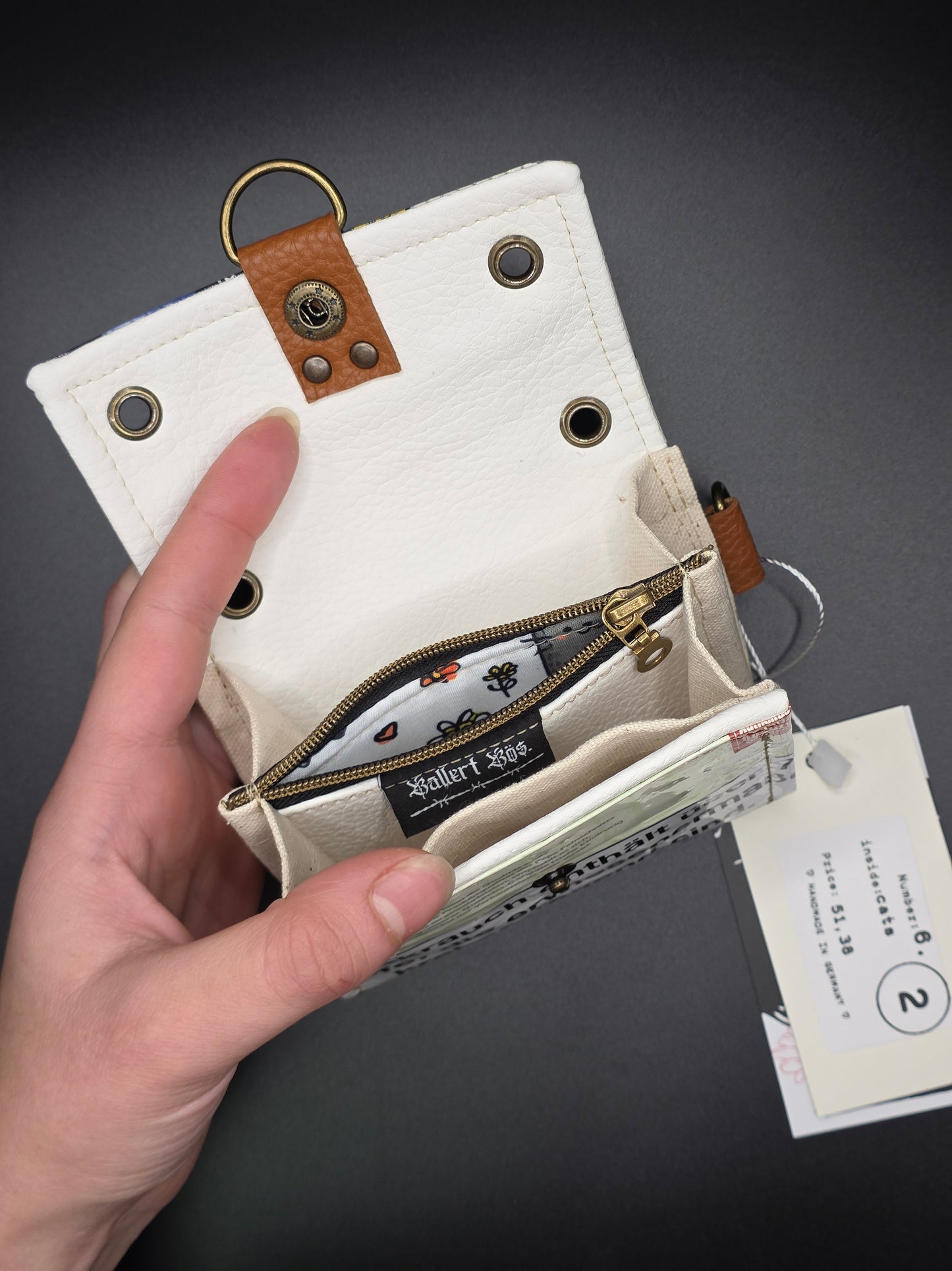 6.2 upcycling wallet - CATS - DIE FRECHE GÖRE