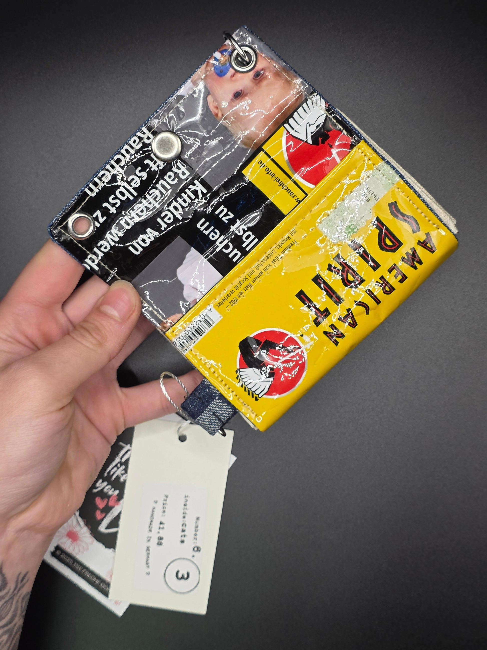 6.3 upcycling wallet - CATS - DIE FRECHE GÖRE