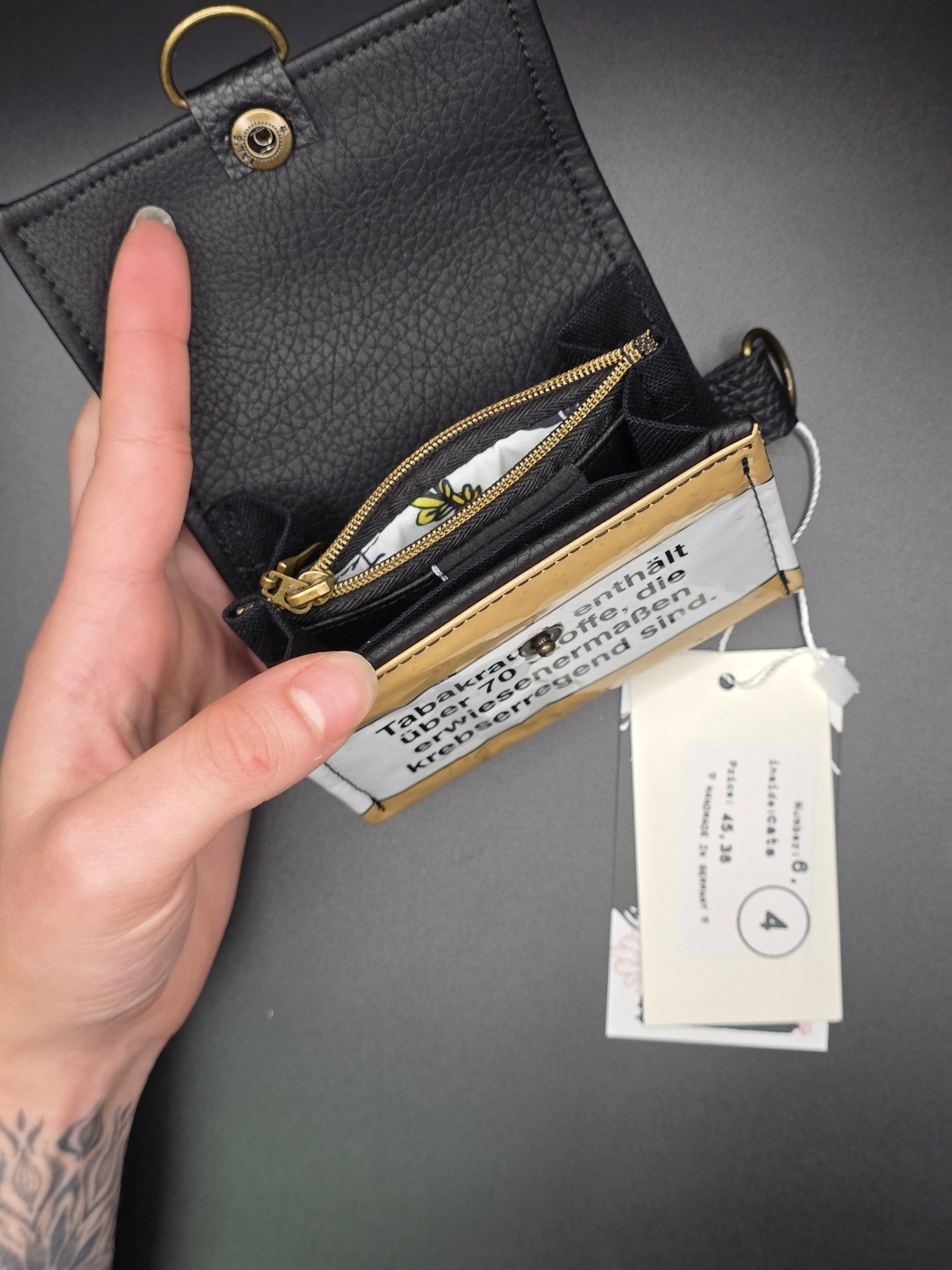 6.4 upcycling wallet - CATS - DIE FRECHE GÖRE